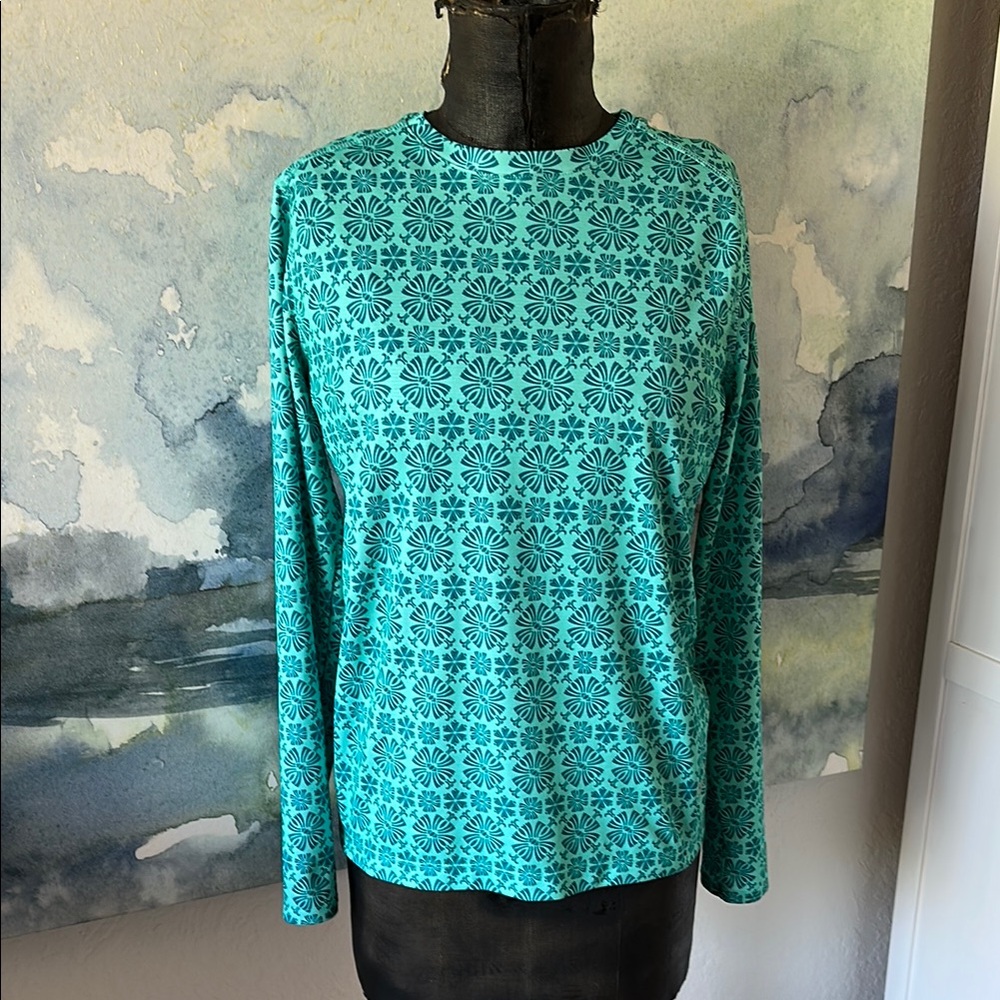 Reel  Large Long Sleeve Lightweight Geometric Pattern Beautiful Color